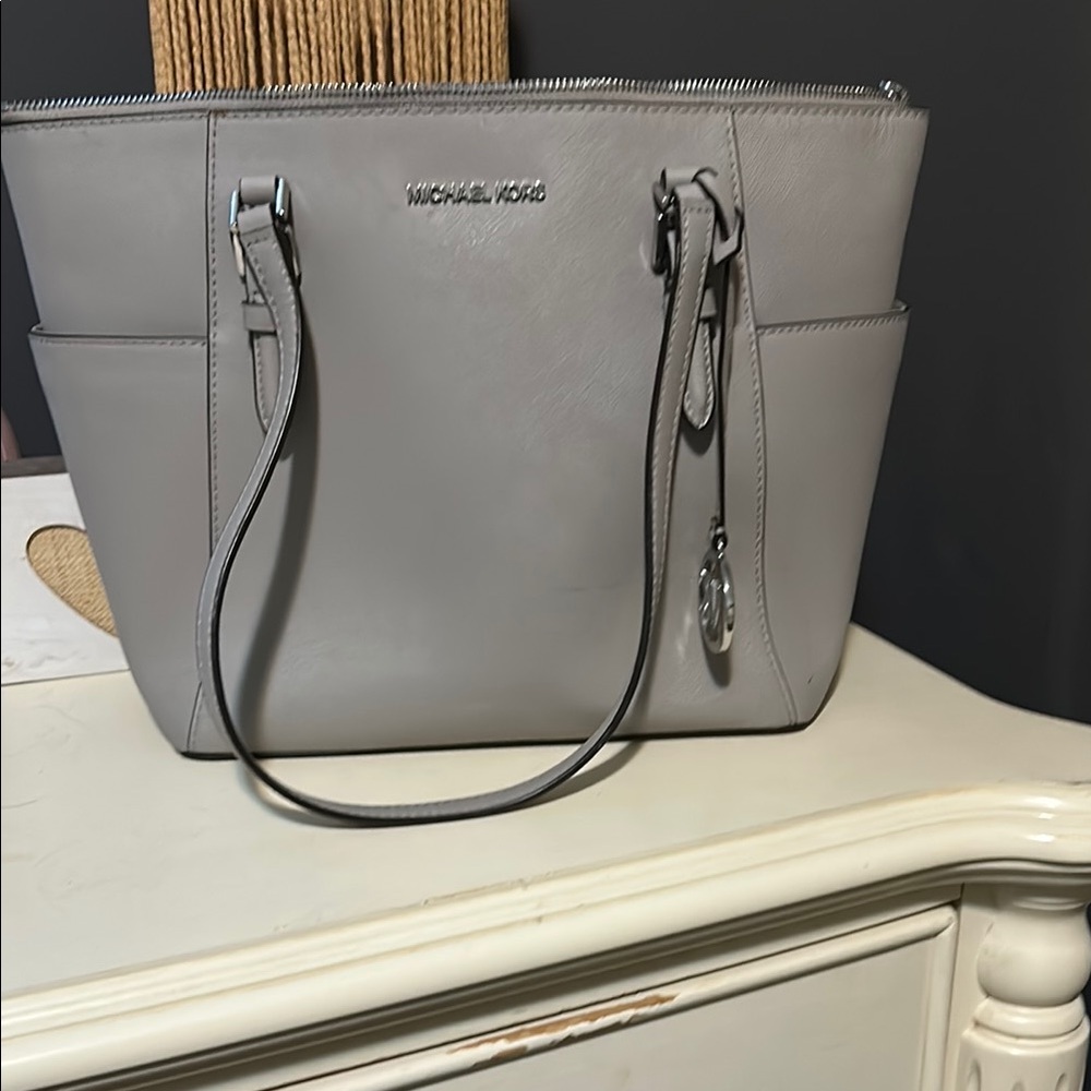Michael Kors Gray Tote Bag
